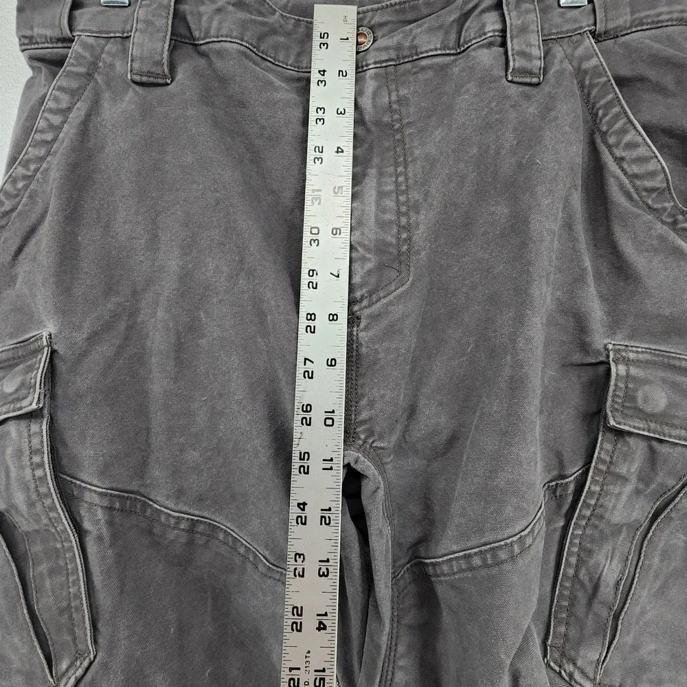 Guide Gear 36x30 Gray Canvas Cargo Pants Tactical Workwear Hiking Gorpcore